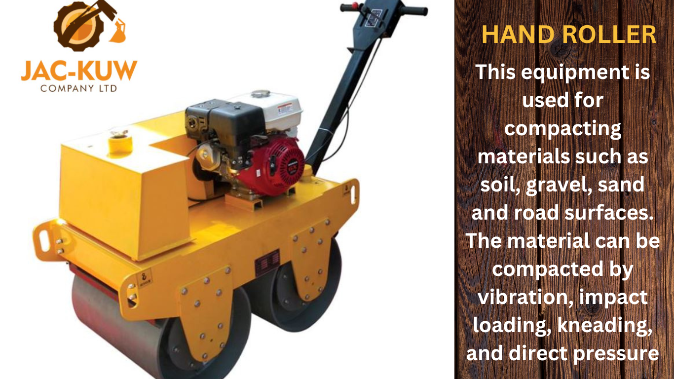 compacting materials such as soil, gravel, sand, road surfaces and so on. The material can be compacted by vibration, impact loading, kneading, and direct pressure - 1